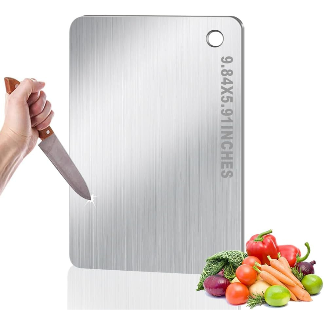 Double Sided Mini Stainless Steel Non Stick Cutting Board