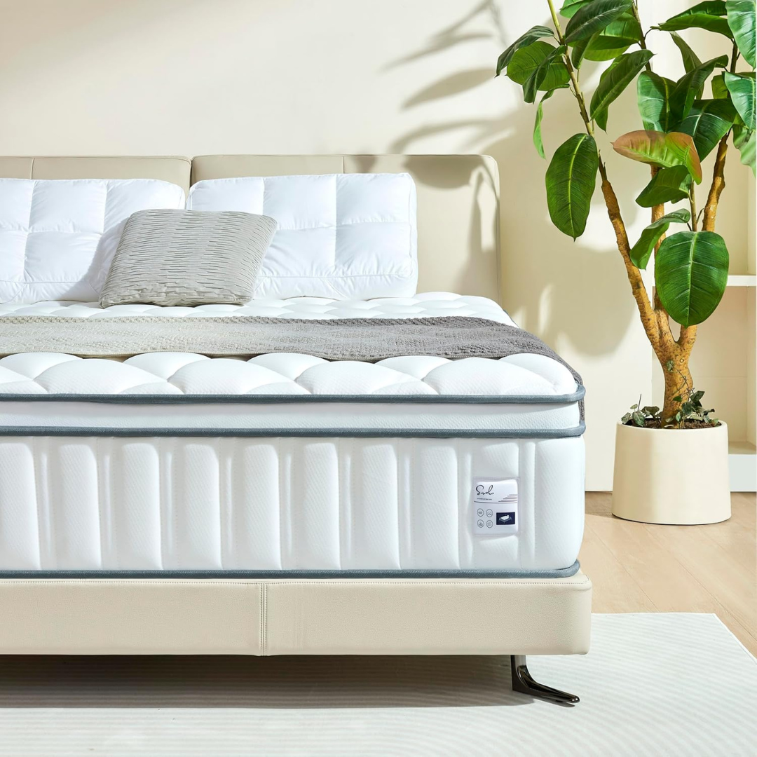 Sozlo 12" h Medium Firmness Full Mattress in a Box