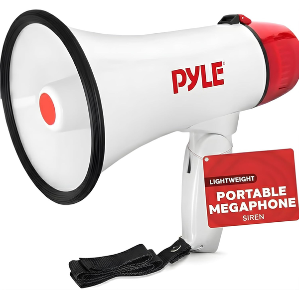 20W Pyle Portable Megaphone Bullhorn (5.4'' x 8.6'')