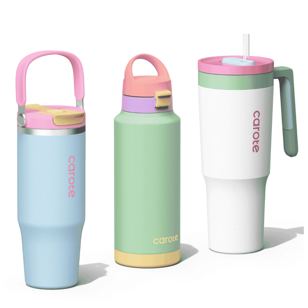 Carote 3-Piece Insulated Stainless Steel Tumbler Set