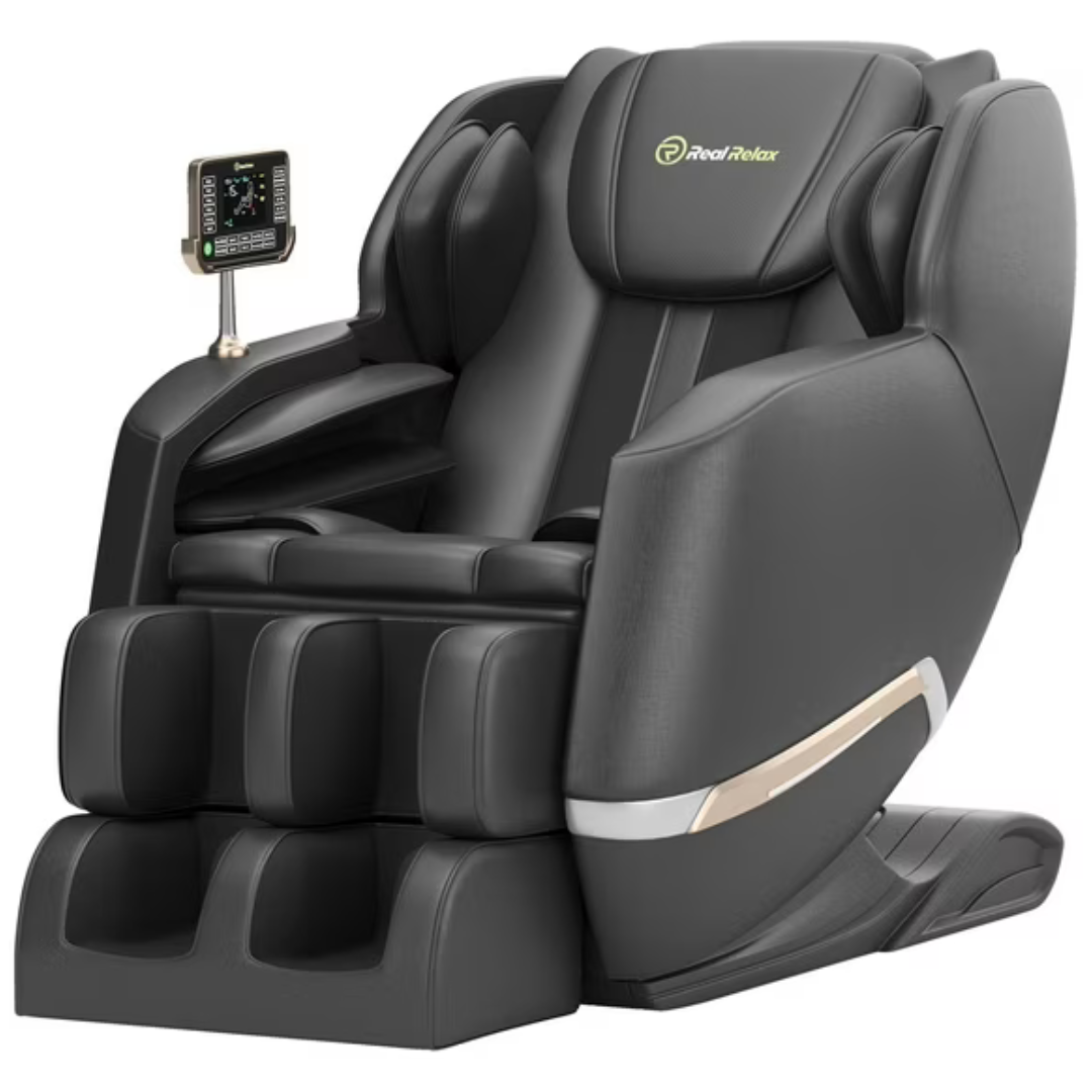 Real Relax Full Body Shiatsu Recliner Electric Massage Chair (2 Colors)