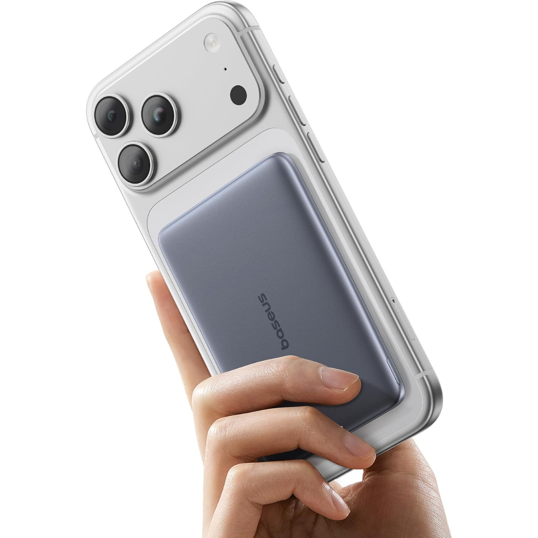 5000mAh Baseus Ultra Slim MagSafe Wireless Portable Charger