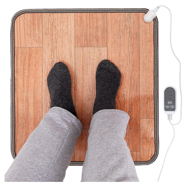 19.7x21.7" Heated Feet Rest Floor Mat