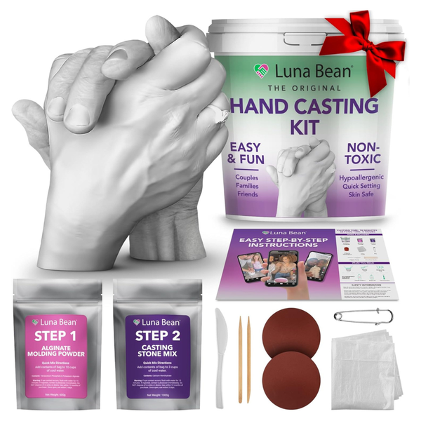 Luna Bean Large Keepsake Hands Casting Kit