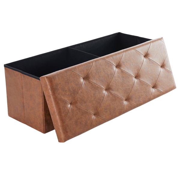 Sweetcrispy 43 Folding Ottoman With Storage Bench