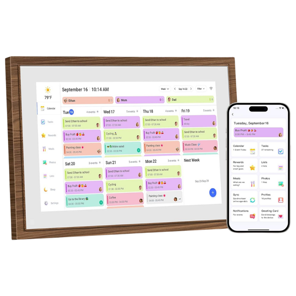 10.1" Touchscreen Digital Calendar Chore Chart