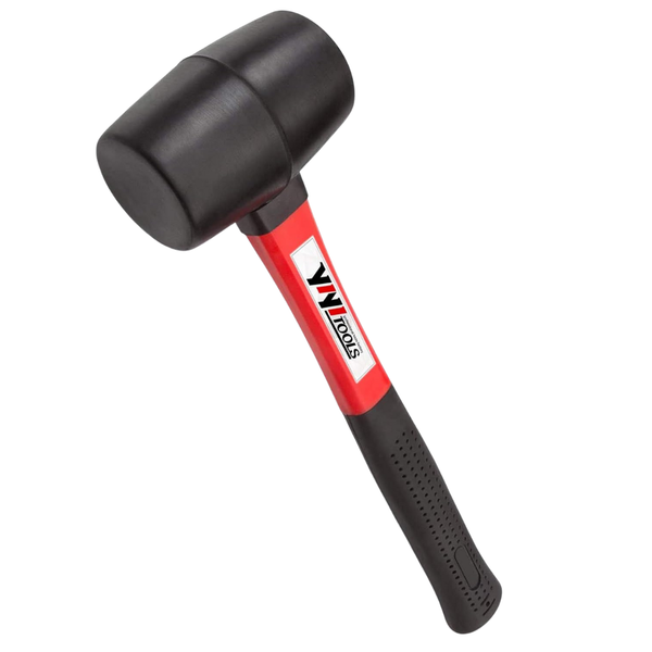16oz Rubber Mallet Hammer With Fiberglass Handle