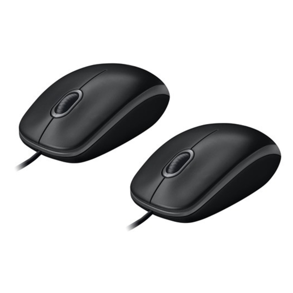 2-Pack Logitech M100 Wired USB Mouse