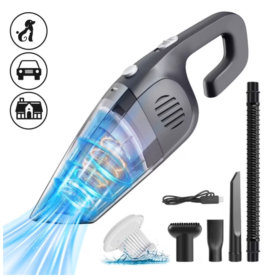Doosl 12V Cordless Wet/Dry Handheld Vacuum W/ HEPA Filter