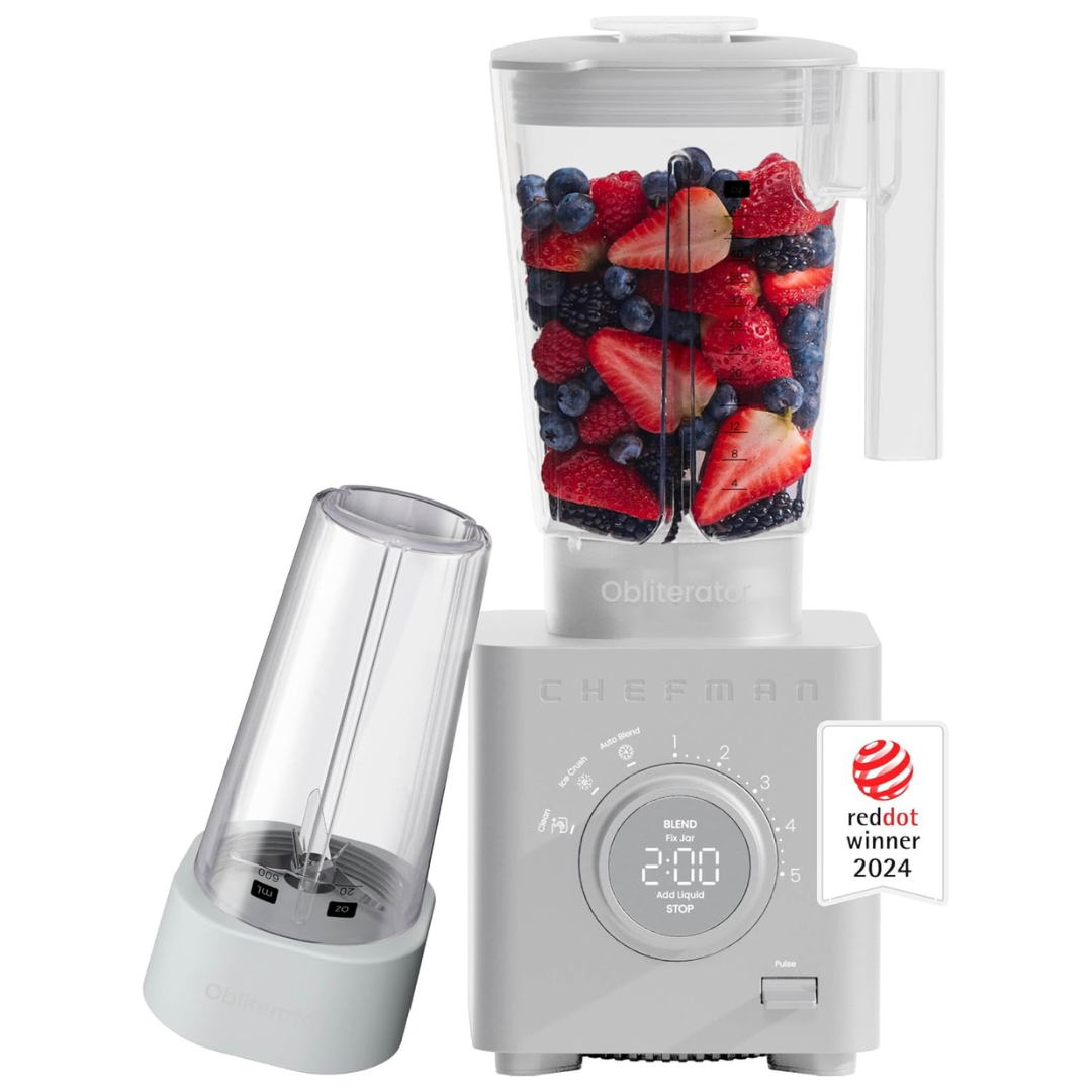 48-Oz Obliterator Countertop Blender, Includes 20 oz Travel Jar
