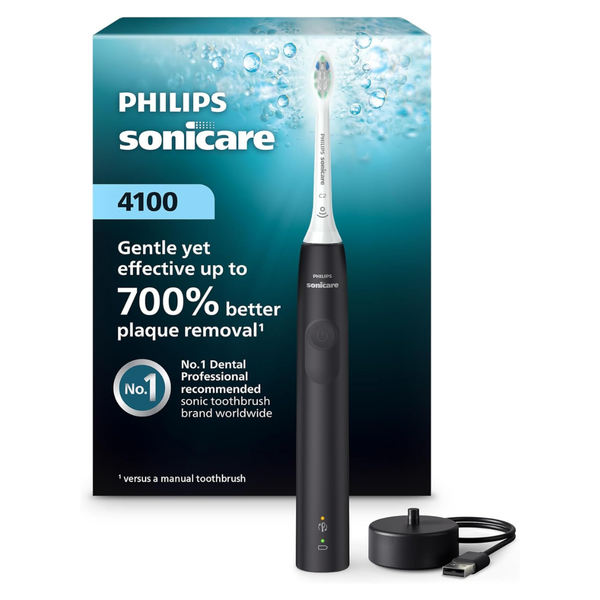 Philips Sonicare 4100 Rechargeable Electric Power Toothbrush (3 Colors)