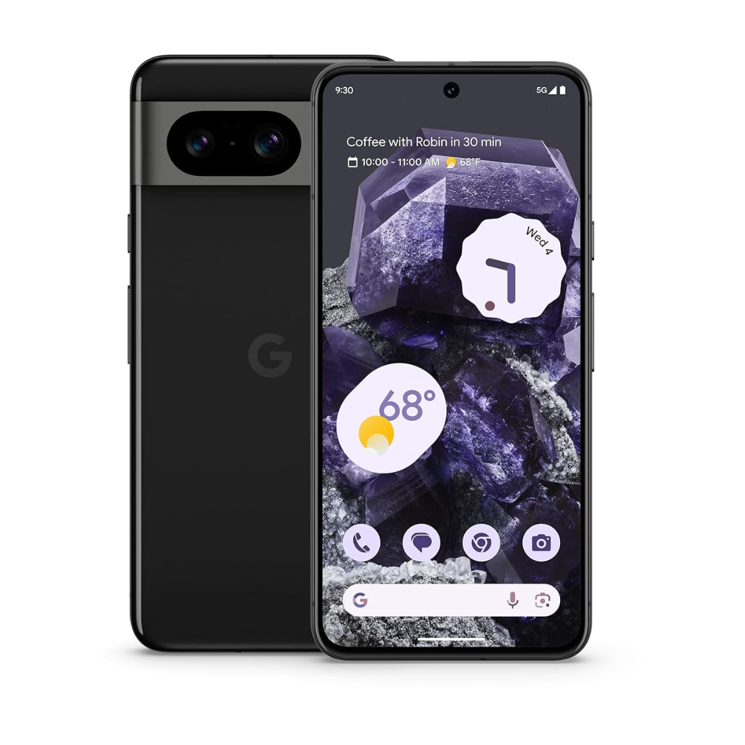 Google Pixel 8 128GB 5G Unlocked Smartphone (Obsidian)