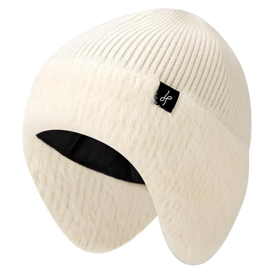 Hamuni Unisex Winter Fleece-Lined Beanie With Earflaps