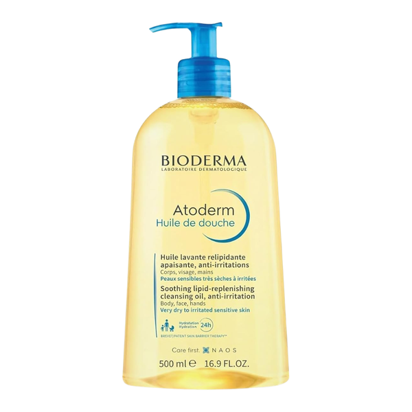 16.9oz. Bioderma Atoderm Nourishing Face & Body Shower/Cleansing Oil