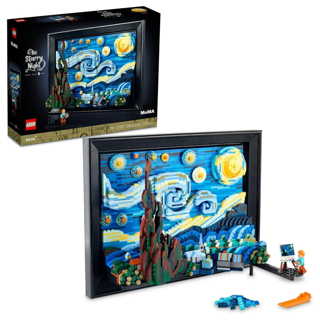 LEGO Ideas Vincent Van Gogh The Starry Night Building Blocks