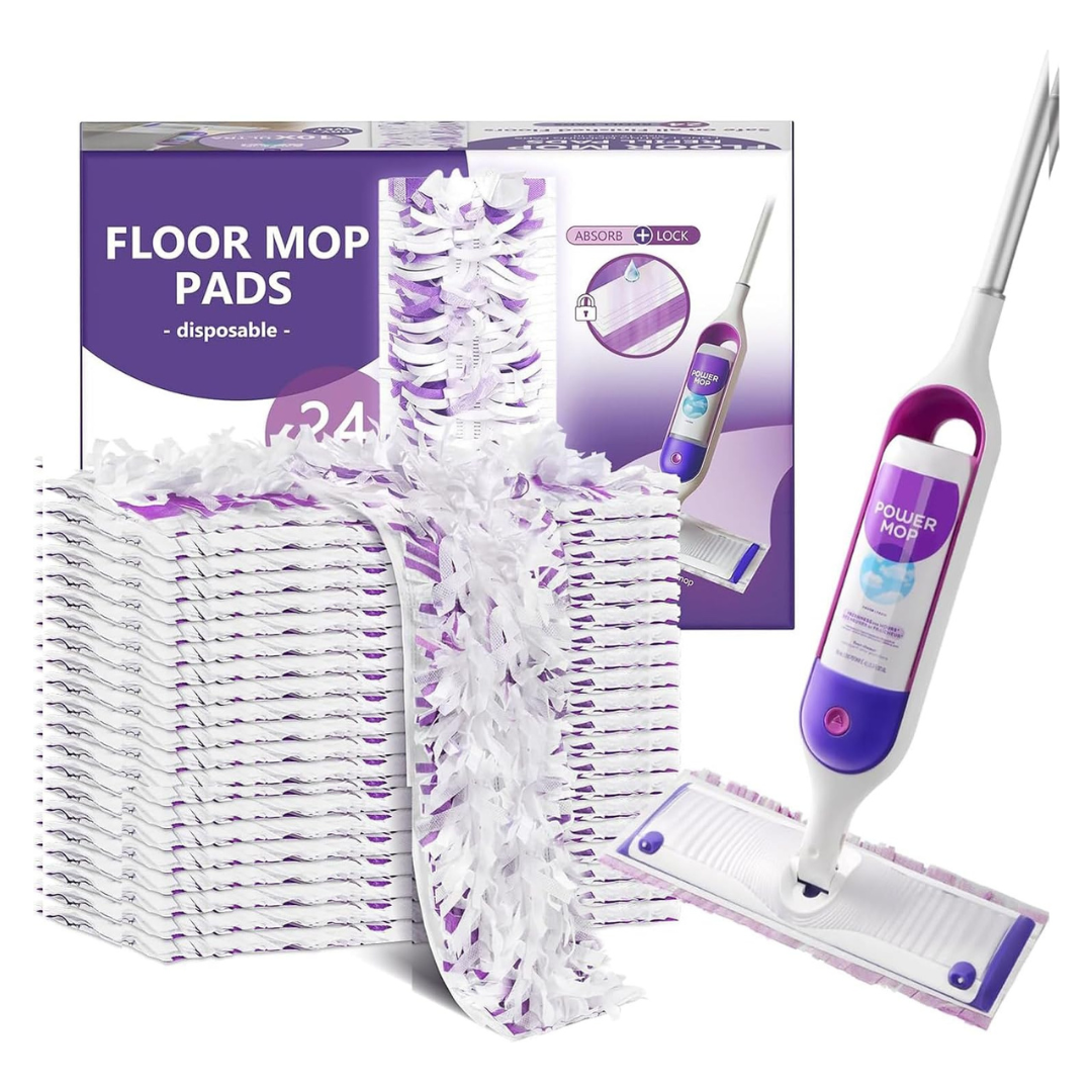 24-Count Disposable Refills Pads For Swiffer Mops