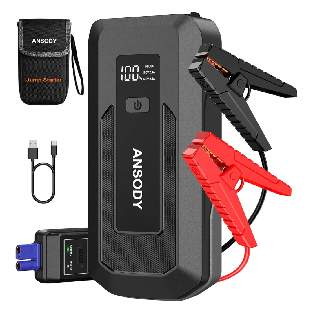 Ansody 3000A Peak Car Jump Starter