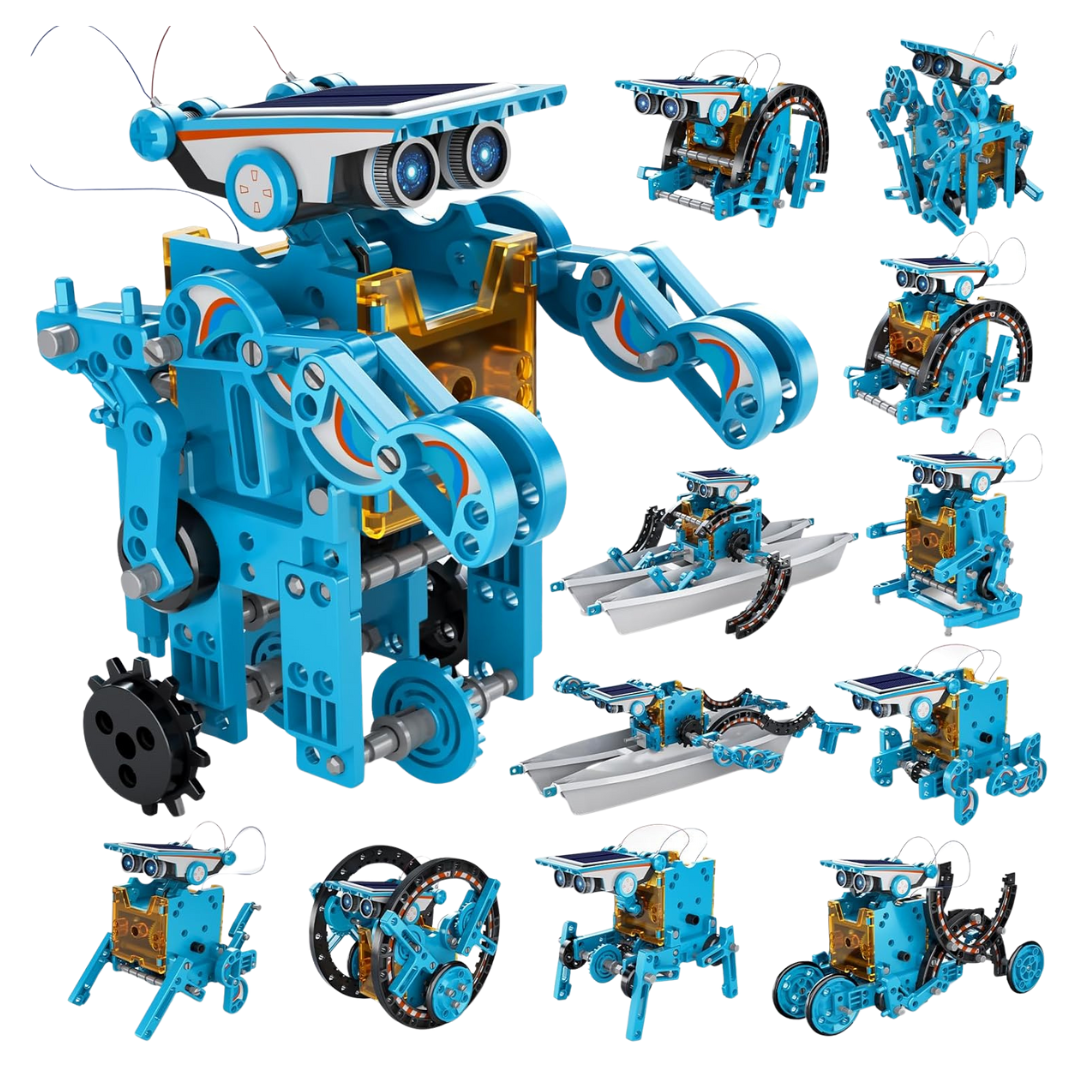 12-in-1 Education Solar Robot Toys