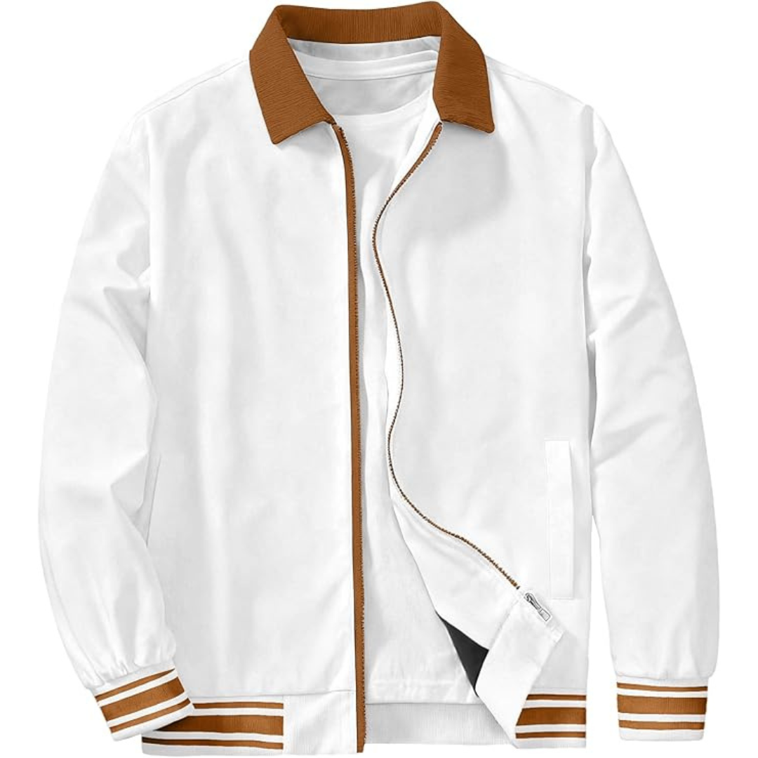 Men's Lightweight Casual Windbreaker Bomber Jackets (Various)