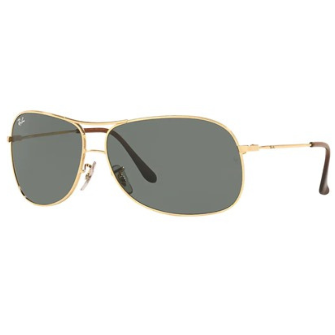 Ray-Ban Man's Arista Gold Frame G-15 64MM Sunglasses