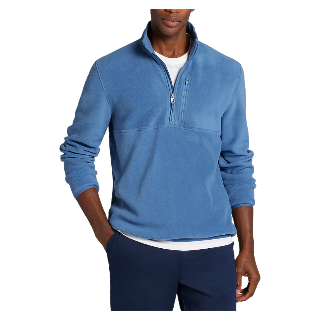 Men's Traveler COOLMOTION Tailored Fit Fleece 1/4 Zip Pullover