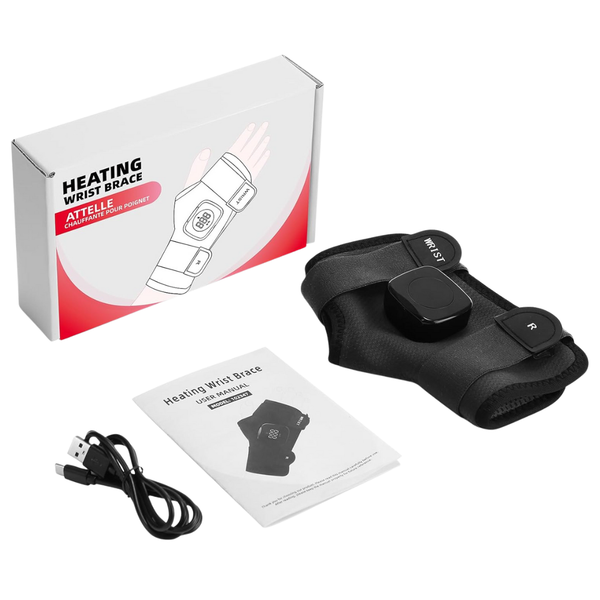 Cordless Heated Wrist Wrap Brace With Detachable Controller