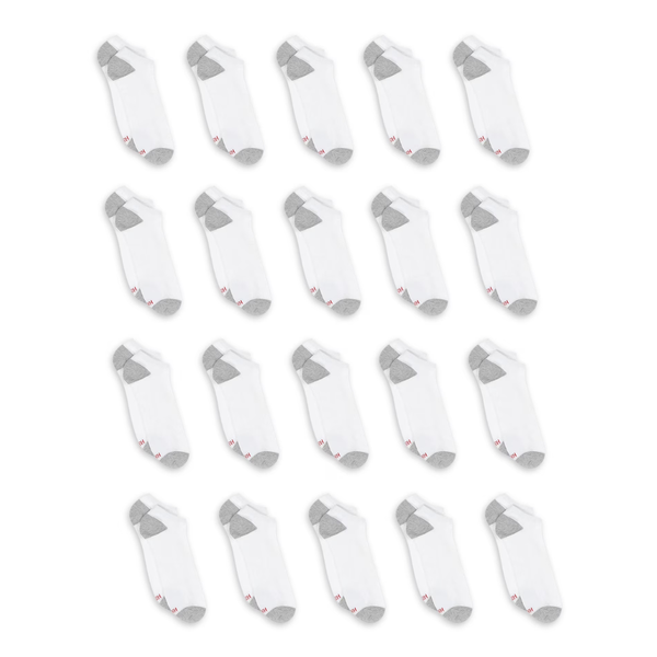 20-Pack Hanes Men's Comfort Super Value Socks (2 Colors)