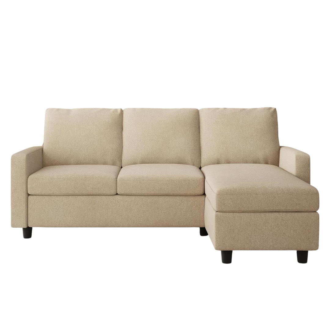 HONBAY Convertible L Shaped Reversible Sectional Sofa