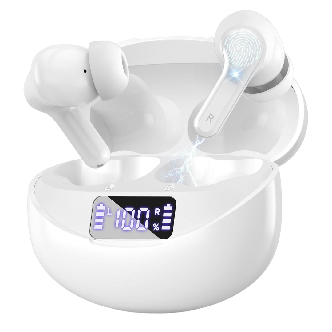 Fhumsh Bluetooth 5.4 HiFi Stereo Headphones With Mic