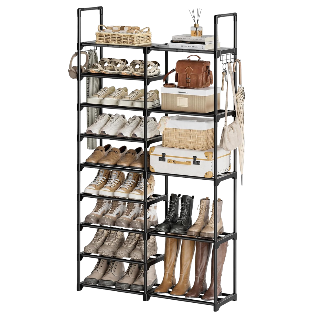 9-Tier Wowlive Shoe Storage Organizer Rack