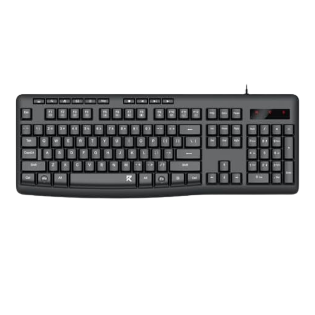 Redragon USB Wired Quiet Keyboard With Large Number Pad