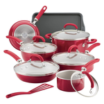 13-Piece Rachael Ray Create Delicious Aluminum Nonstick Cookware Set