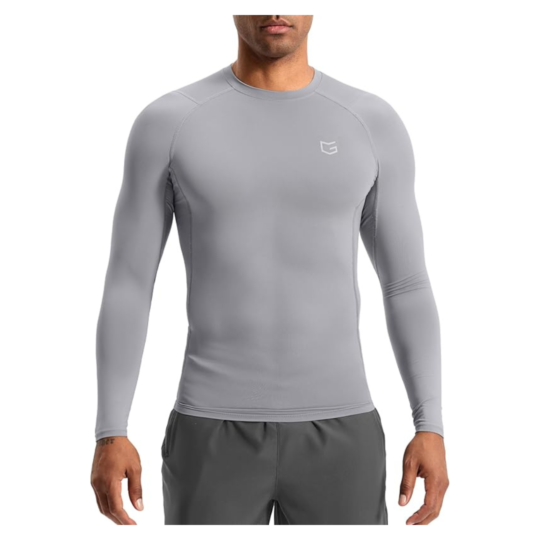 G Gradual Men's Compression Long Sleeve Moisture T-Shirt (Various)