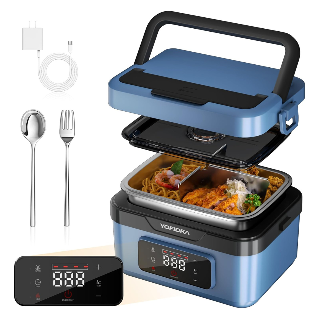6.3 Cups Cordless Electric Heated Lunch Box