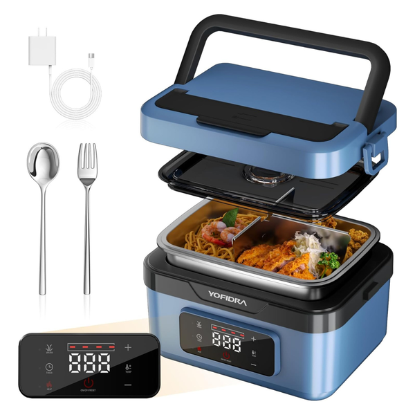 6.3 Cups Cordless Electric Heated Lunch Box