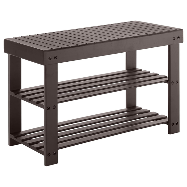 Sweetcrispy 3-Tier 286lb Capacity Bamboo Entryway Shoe Rack