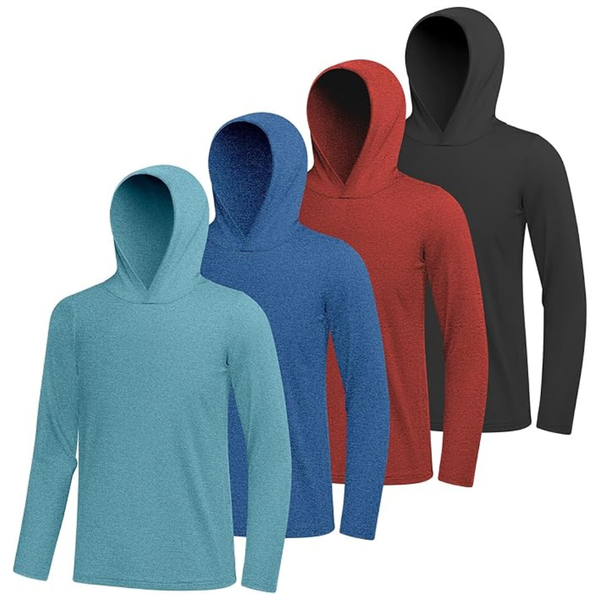 4-Pack Quick-Dry Hoodies Sweatshirts