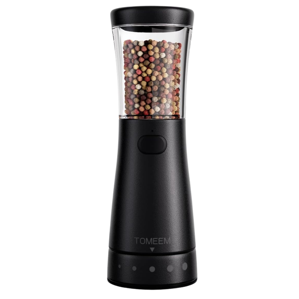 4.5Oz Electric Pepper Grinder Rechargeable & Adjustable Coarseness (Various)