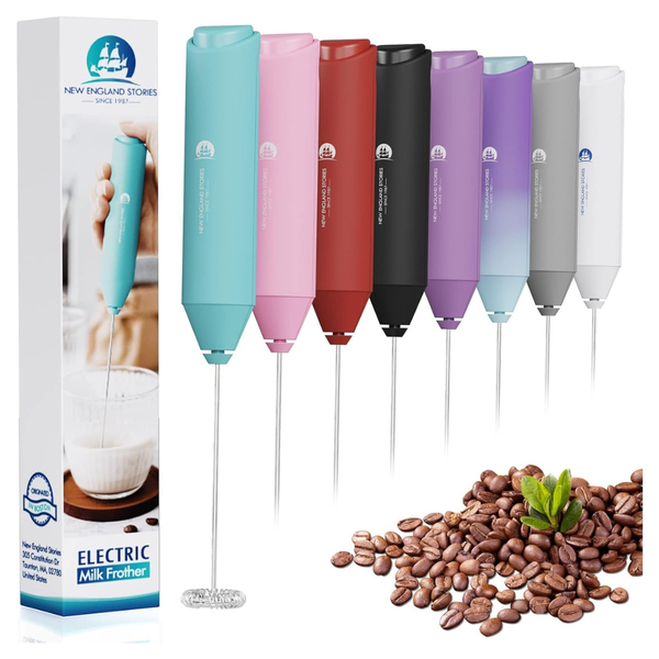 Powerful Handheld Milk Frother Mini Whisk Drink Mixer