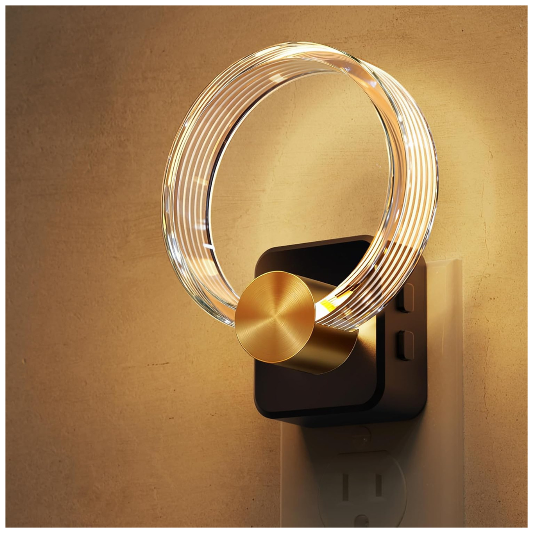 LED Plug-in Night Light With Sensor Adjustable Brightness