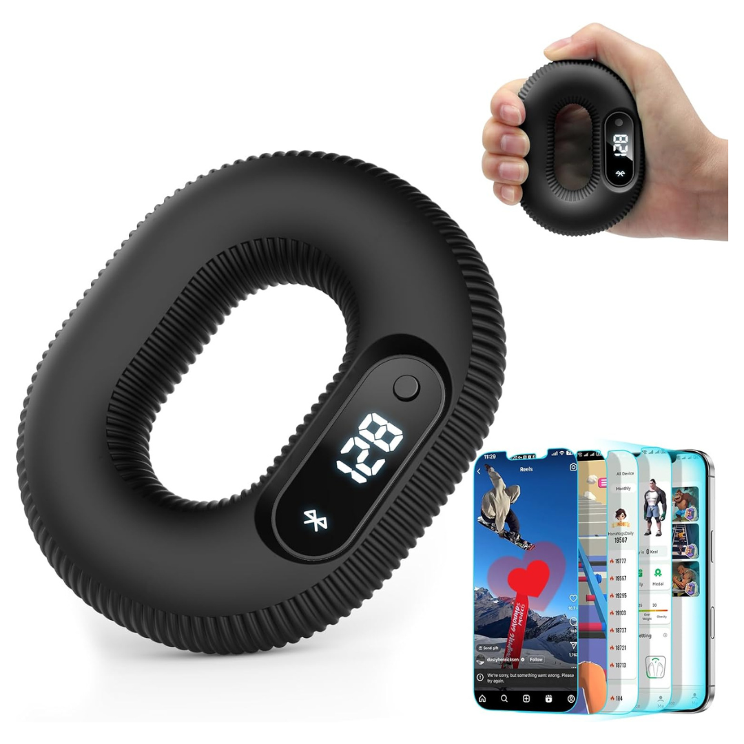 Smart Grip Trainer 50lb Resistance Hand Exerciser For Fitness