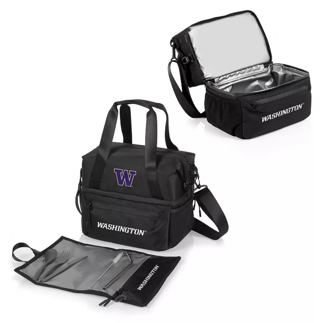 Washington Huskies Tarana Lunch Bag Cooler With Utensils