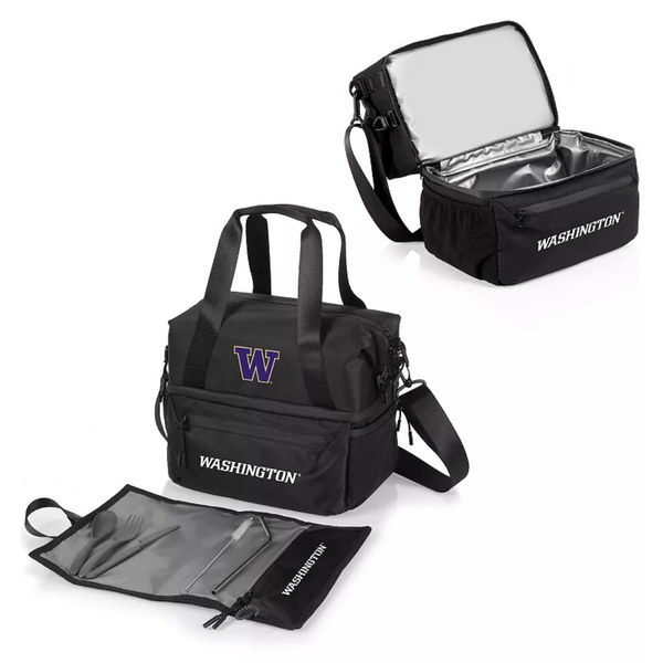 Washington Huskies Tarana Lunch Bag Cooler With Utensils