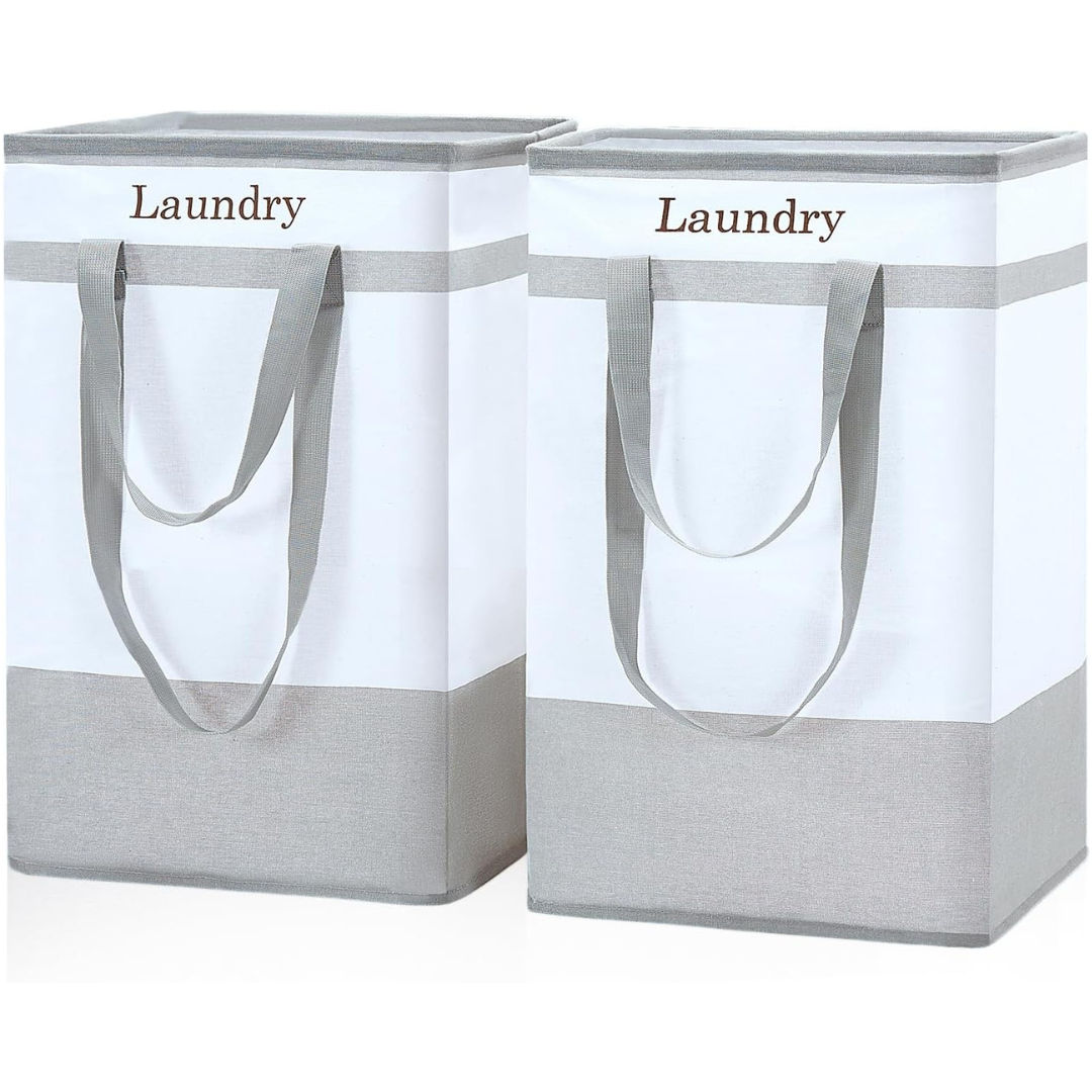 2-Pack 78L FairyHaus Collapsible Laundry Basket w/ Handles (Various)