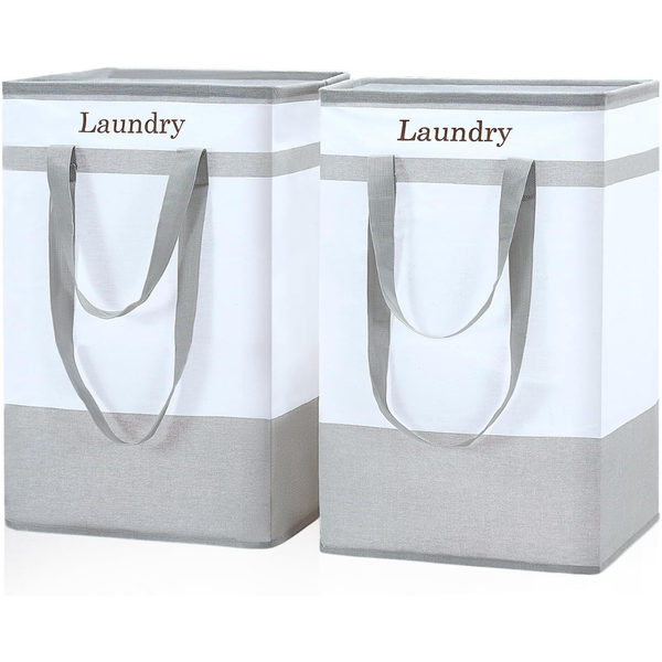 2-Pack 78L FairyHaus Collapsible Laundry Basket w/ Handles (Various)