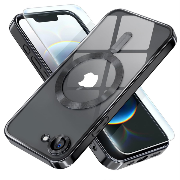 iPhone 16e Magnetic Clear Case with Drop Protection
