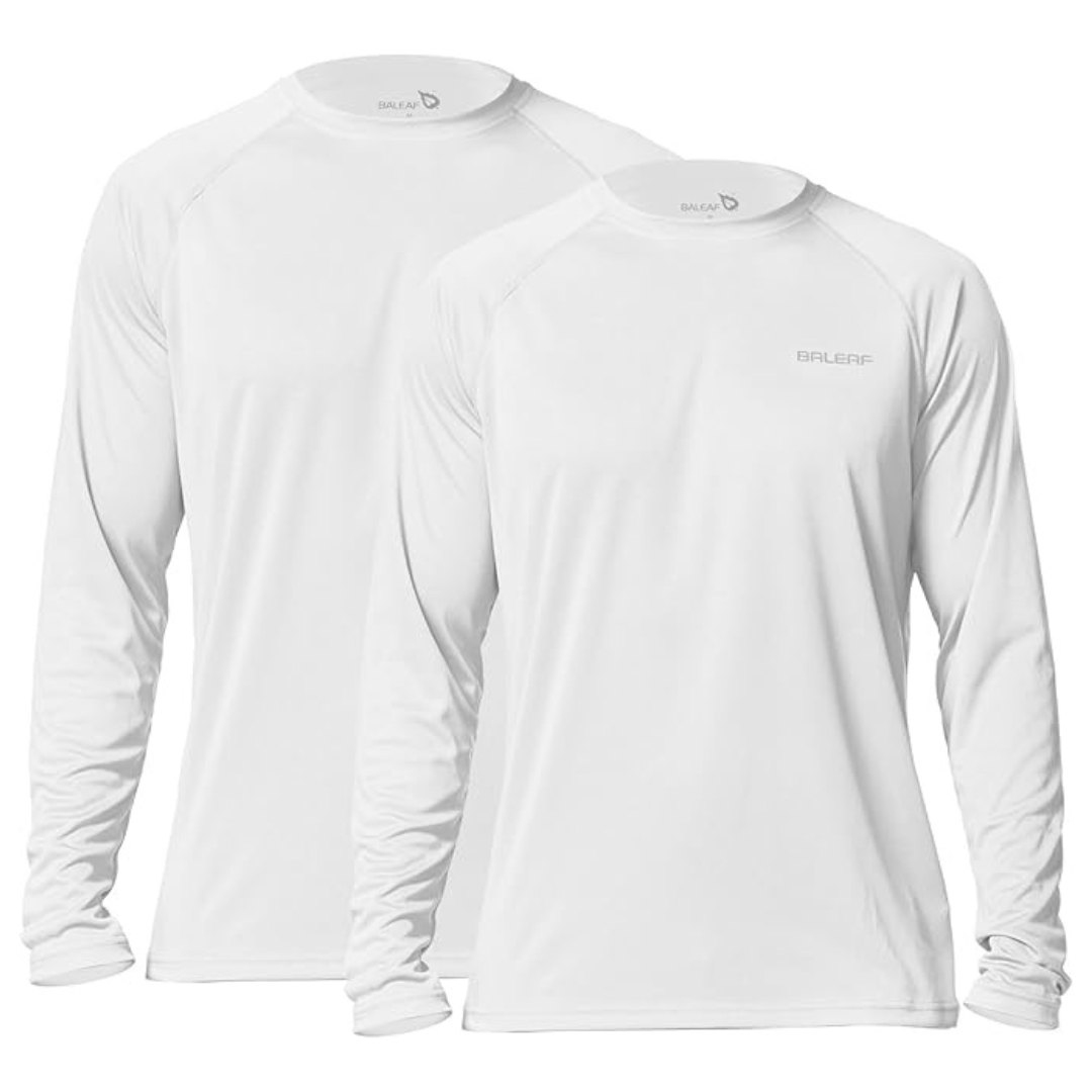 Men's 2-Pack Long Sleeve Rash Guard T-Shirts