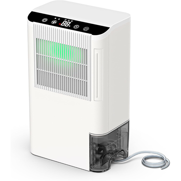 Portable 2.5L Tank Small Dehumidifier with 3.3ft Drain Hose