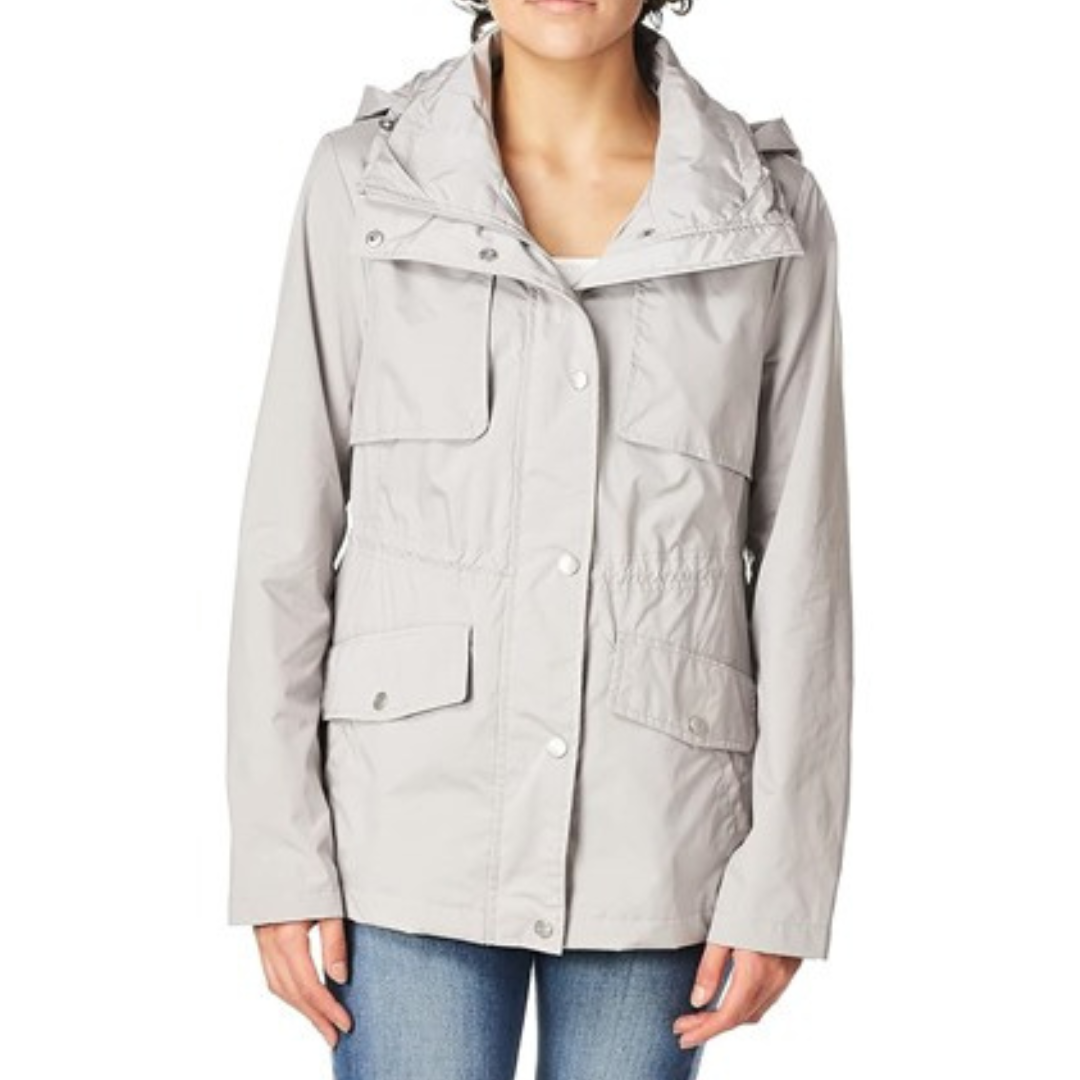 Cole Haan Women's Short Packable rain Jacket