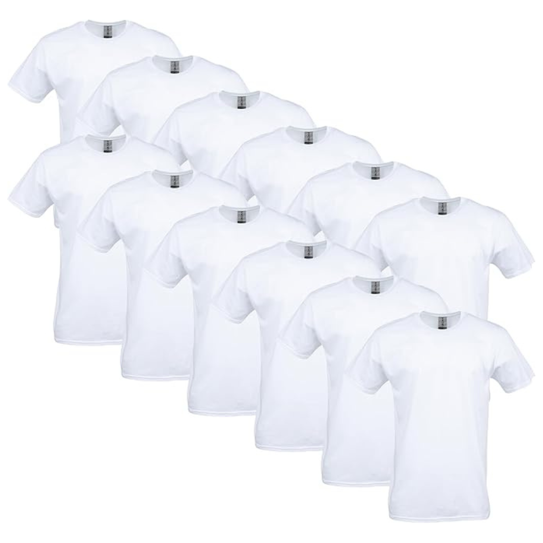 12-Pack Gildan Men's Style G64000 Softstyle Cotton T-Shirt